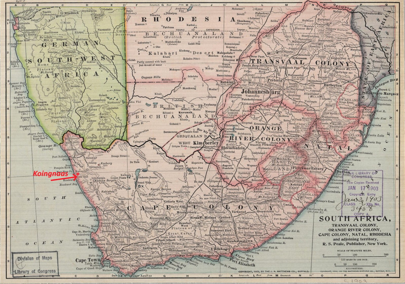 Vintage Maps and Koingnaas – Koingnaas